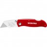 Пластиковый складной быстросменный нож WORKPRO WP211002 5173051
